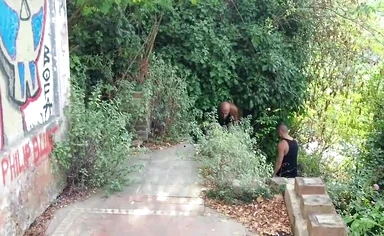 Rough Bareback Outdoors in Abandoned House With Hot Muscle Hard Top