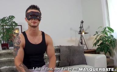 Hot jock Jackson Stock puts his hands and hard cock to work