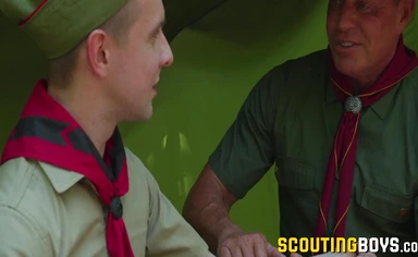 Tyler Saint is administering first aid to Serg Shepard when their eyes met and lips lock