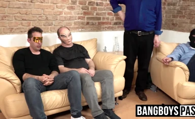 Thick dick hunks sucking on rock hard cocks while moaning