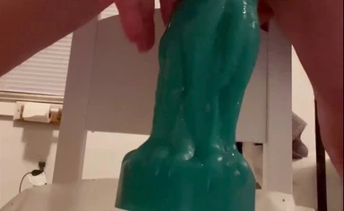 Anal play with Mr. hanky’s toys