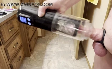 Auto Stroker Sex Toy BJ with orgasm ending