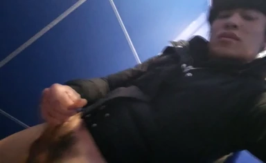 Jon Arteen’s Male Mall Restroom Masturbation. Have you ever jerked off in a public toilet like me?