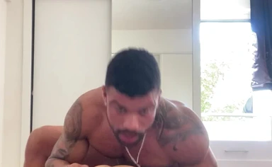 Strong man fucks naughty little bottom