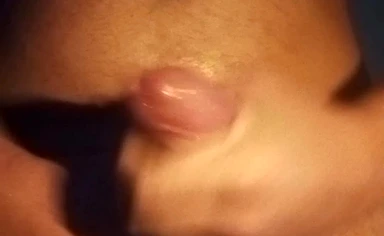 Chubby young guy masturbating