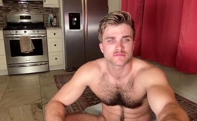 Naked Exercise And Jerk-Off