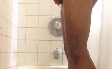 Indian in the shower