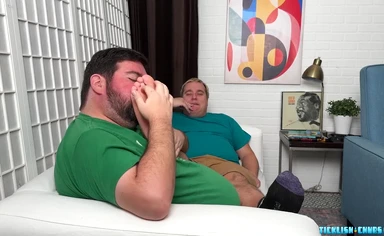 Chubby Nemo Helps His Master Matt Relax With Foot Worship