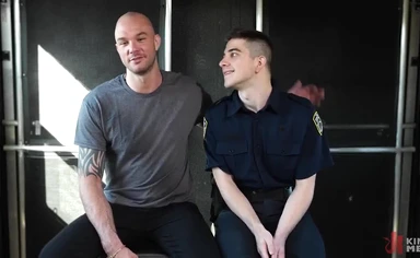 Cliff Jensen and Harrison Todd - tied up and fucked