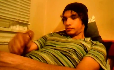 18yo homo Tristan Hollister tugs big dick before cumshot