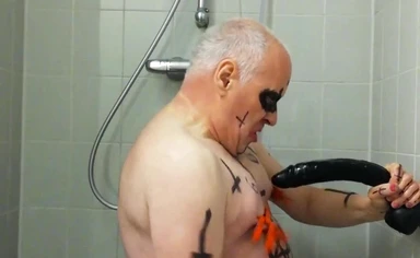 Satan Slave Takes a Delicious Urine Enema
